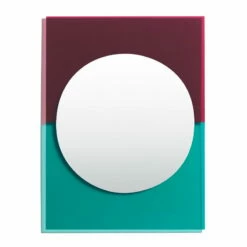 Petite Friture Wander Peili, 67 X 90 Cm, Smaragdi - Kirsikka