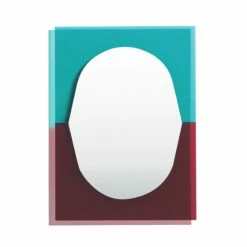 Petite Friture Wander Peili, 40 X 55 Cm, Smaragdi - Kirsikka