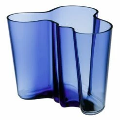 Iittala Aalto Maljakko 160 Mm, Ultramariininsininen