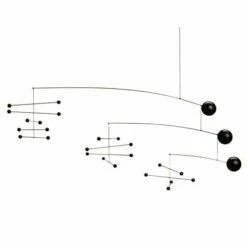 Flensted Mobiles Symphony In 3 Movements Mobile, Musta