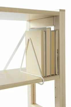 Lundia Kirjatuki Lanka, Kolmio, Valkoinen -FINISH DESIGN Myymälä A5571 kolmio valk2 Lundia