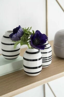 Kähler Omaggio Maljakko, Iso, Musta -FINISH DESIGN Myymälä Omaggio Black H80 1